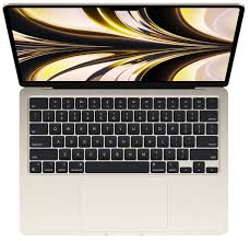 Apple MacBook Air - Notebook - 13" - Apple M2 None - 16 GB - 256 GB - Mac OS Sequoia - Starlight - 8co CPU 8-co GPU