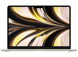 Apple MacBook Air - Notebook - 13" - Apple M2 None - 16 GB - 256 GB - Mac OS Sequoia - Starlight - 8co CPU 8-co GPU