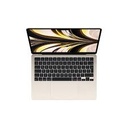 Apple MacBook Air - Notebook - 13" - Apple M2 None - 16 GB - 256 GB - Mac OS Sequoia - Starlight - 8co CPU 8-co GPU MC7W4E/A