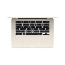Apple MacBook Air - Notebook - 15" - Apple M3 None - 16 GB - SSD - MacOS Sonoma - Starlight - 1-year warranty - MXD33LL/A