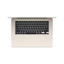 Apple MacBook Air - Notebook - 15" - Apple M3 None - 16 GB - SSD - MacOS Sonoma - Starlight - 1-year warranty - MXD33LL/A