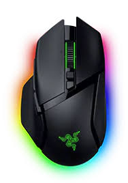 Razer Basilisk - Mouse - Wireless - Phantom Green - V3 Pro 35K - Ergonomic