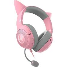 Razer Kraken - Kitty V2 - Headset - Wired - with RGB Kitty Ears - White
