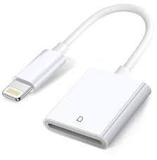Lector de tarjetas SD a Lightning de Apple para cámara - Lector de tarjetas (SD) - Lightning - para iPad Pro de 12,9 pulgadas, iPad de 9,7 pulgadas, iPad Pro de 9,7 pulgadas, iPad mini 2, 4, iPhone 6s, SE