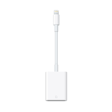 Lector de tarjetas SD a Lightning de Apple para cámara - Lector de tarjetas (SD) - Lightning - para iPad Pro de 12,9 pulgadas, iPad de 9,7 pulgadas, iPad Pro de 9,7 pulgadas, iPad mini 2, 4, iPhone 6s, SE