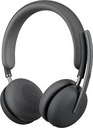 Logitech Zone Wireless 2 Premium Noise Canceling Headset with Hybrid ANC, Certified for Microsoft Teams and Fast Pair, Graphite - Auricular - en oreja - Bluetooth - inalámbrico - cancelación de sonido activo - USB-C a través de adaptador Bluetooth - grafito - Certificado para Equipos de Microsoft
