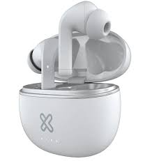 Klip Xtreme - True wireless earphones - Para Phone / Para Portable electronics / Para Tablet - Wireless - 22Hrs ANC White