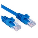 MC6-01F01B-Cable de red patch cord UTP, US, CAT6, 1 pie (30cm) color azul.