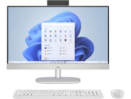 HP 24-cr0019la - AMD Ryzen 3 7320U / 4.1 GHz - LPDDR5 SDRAM - 512 GB HDD - 23.8" - AMD Radeon Graphics - Windows 11 Home - white - + Keyboard and Mice