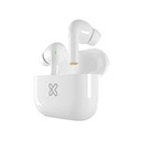 Klip Xtreme - True wireless earphones - Para Phone / Para Portable electronics / Para Tablet - Wireless - 17Hrs IPX White