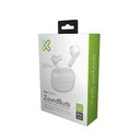 Klip Xtreme - True wireless earphones - Para Phone / Para Portable electronics / Para Tablet - Wireless - 17Hrs IPX White