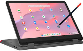 Lenovo Yoga 500e Gen4 - Notebook - 12.2" - Intel None N100 / 3.4 GHz - 8 GB - DDR5 SDRAM - SSD - Integrated graphics - Google Chrome OS