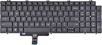Repuesto original-Teclado Dell 5540 iluminado inglés