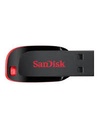 SanDisk Cruzer Blade - Unidad flash USB - 128 GB - USB - negro, rojo