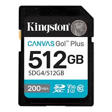 Kingston - Flash memory card - SDXC Canvas - 512GB SDXC Canvas Go Plus Gen4