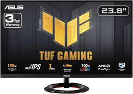 VG249Q3A-Monitor para juegos TUF Gaming VG249Q3A: 24 pulgadas (23.8 pulgadas visibles), Full HD (1920 x 1080), 180Hz, Fast IPS, ELMB, 1 ms (GTG), FreeSync Premium™, Variable Overdrive, 99% sRGB