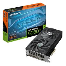 Gigabyte - GeForce RTX 5060 - PCI Express 5.0 x16 - NVIDIA - GeForce RTX 5060 Ti - GDDR7 - DisplayPort / HDMI - GV-N506TEAGLE OC-16GD