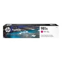 HP 981A - 70 ml - cián - original - PageWide - cartucho de tinta - para PageWide Enterprise Color MFP 586; PageWide Managed Color E55650