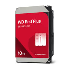 Western Digital WD Red Plus NAS Hard Drive - Internal hard drive - 10 TB - 3.5" - 7200 rpm - Serial ATA