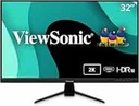ViewSonic VX3267U-4K - Monitor LED - 32" (31.5" visible) - 3840 x 2160 4K @ 60 Hz - IPS - 350 cd/m² - 1000:1 - HDR10 - 4 ms - HDMI, DisplayPort, USB-C - altavoces
