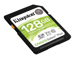 Kingston - Flash memory card - SD Memory Card - 128GB SDXC Canvas Select Plus