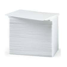 ZBSU00291-ZEBRA WHITE PVC CARDS, 30 MIL, CR-80