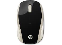 HP - Mouse - Wireless - Silk gold - HP 200