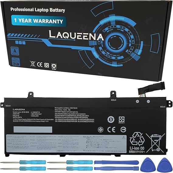L18M3P74 Batería para portátil compatible con Lenovo ThinkPad T490 T495 P43S T14 P14s 1ª generación Series SB10K97645 02DL007 SB10W51925 5B10W51826 5B10W13905 SBB10T83 148 L18M3P73