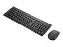 Lenovo - Keyboard and mouse set - Wired - Combo Keyboard Mouse Gen2 Blac
