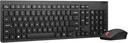 Lenovo - Keyboard and mouse set - Wired - Combo Keyboard Mouse Gen2 Blac