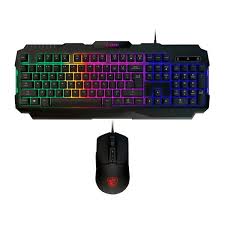 S11-04US20L-HH9-TECLADO Y MOUSE GAMING RGB MSI FORGE GK100 US USB INGLÉS S11-04US20L-HH9 NEGRO