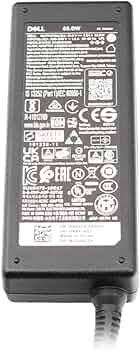0MGJN9-Dell Original Cargador 65 vatios para Inspiron 14 (5458), 15 (5555), (5579), (7570), 17 (5770), (7773), Latitude 12 (7275), 15 (5580)