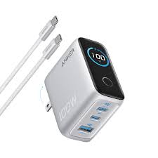 Anker - charger. - (100W 3 Ports Smart Display)