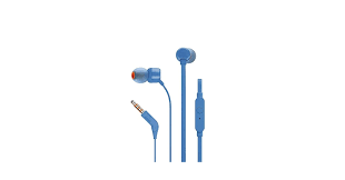JBL - Headphones - T110 Wired In-ear Blue (S. Ame