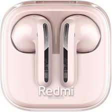 Xiaomi Redmi - Buds 6 Active - Earbuds - Transparent pink - Wireless
