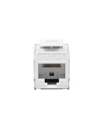 LTK-C6AJWH-Jack RJ45 CAT6A Hembra Blanco, Keystone Armado sin herramienta Toolless, bolsas de 6 unidades