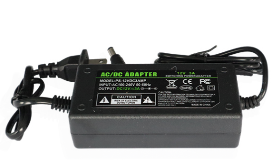FUENTE DE PODER 12V 3AMP 36W ADAPTADOR DE CORRIENTE ANTI-INTERFERENCIA