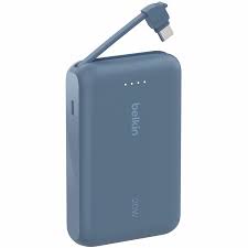 Belkin - Power bank - Lithium ion - Para iPhone 15 - with 20W PD + Integrated USB-C