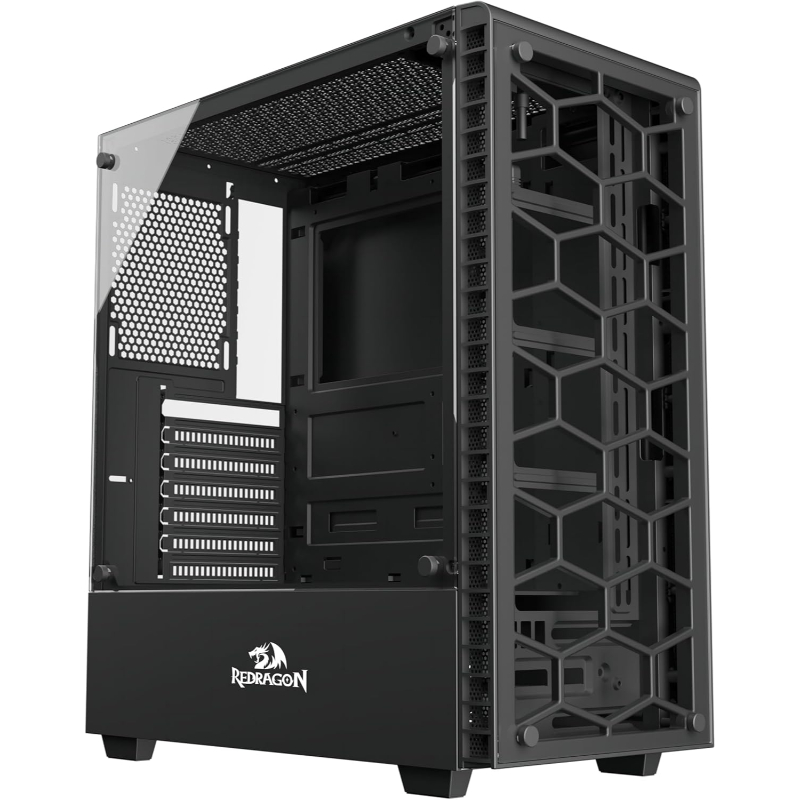 CASE REDRAGON (GC-624) ATX VIDRIO TEMPERADO/NEGRO