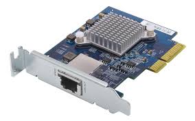QNAP QXG-10G1T - Adaptador de red - PCIe 3.0 x4 perfil bajo - 10Gb Ethernet x 1 - para QNAP QGD-1600, TS-1232, 253, 453, 473, 832, 853, 877, 977, TVS-2472, 473, 673, 872, 873