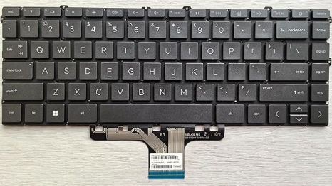 Original For HP Pavilion x360 2-in 1 14" 14-DW 14dw1024nr Laptop US Backlit Keyboard black