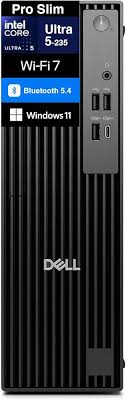 Dell Pro - Slim Tower - Intel Core Ultra 5 235 / 5 GHz - DDR5 SDRAM - Integrated graphics - Windows 11 Pro - 3000200102855.2