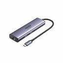 CM512-HUB UGREEN CM512 USB-C 6 EN 1 1 DISPLAYPORT 4K@60HZ / 2 USB-A / 1 USB-C DATA / 1 RJ45 GIGABIT / 1 USB-C PD 100W 5GBPS