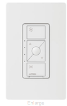 Lutron PD-FSQN-WH | WHITE Caseta Original Smart Fan Speed Control Switch