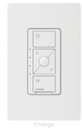 Lutron PD-FSQN-WH | WHITE Caseta Original Smart Fan Speed Control Switch