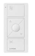 Lutron PJ2-3BRL-GWH-F01 | WHITE Pico Smart Remote for Fan Control 3-Button Raise/Lower with Preset Button*