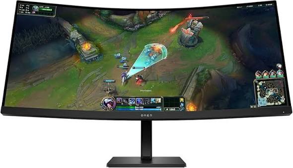 HP OMEN 34c G2 - Curved Screen - 34" - 3440 x 1440 - HDMI / DisplayPort - Black - 180Hz