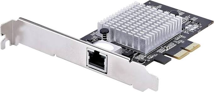 ST10GSPEXNB2-Tarjeta PCIe Adaptadora de Red de 1 Puerto RJ45 10Gb para PC o Servidor, Tarjeta PCI Express Ethernet de 6 Velocidades Compatible con Tramas Jumbo, 10GBASE-T/NBASE-T