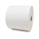 10043289-Zebra 4" x 6" Z-Essentials 540T Label-(101.6x152.4mm); TT, Z-Essentials 540T, Coated, Permanent Adhesive, 1in (25.4mm) core, 612/roll, 4 rolls/case, Plain