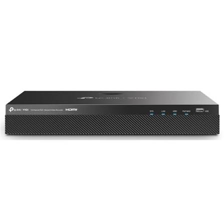 TP-Link - Standalone NVR - 16 Video Channels - VIGI NVR2016H-16P